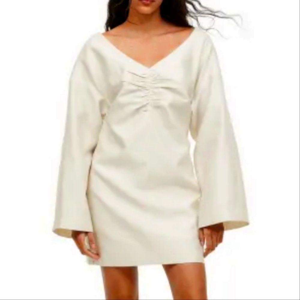 H&M silk-blend Twill dress, xs